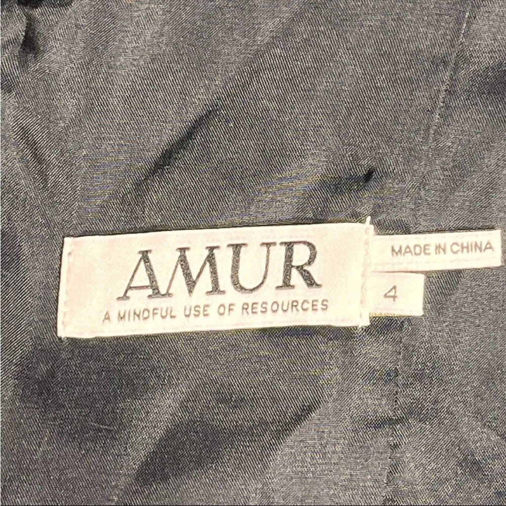 NWT AMUR X REVOLVE Sleeveless VNeck Pleat Romper Women's Size 4 Floral - Picture 9 of 11